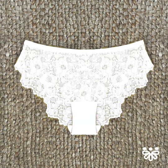Lace Panty in White