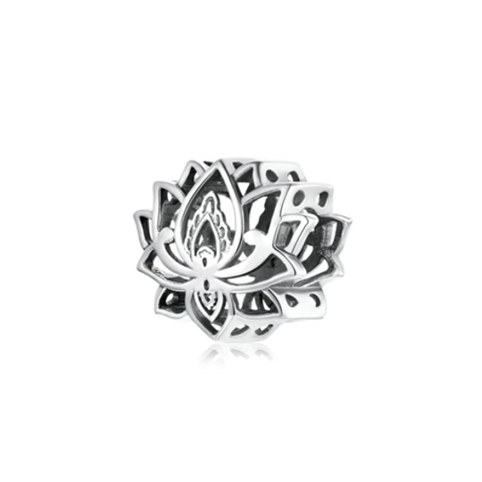 Openwork Lotus Flower Charm
