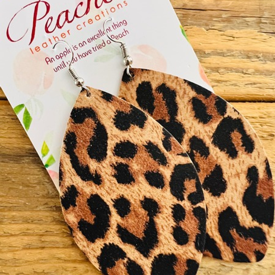 Leopard Print Suede