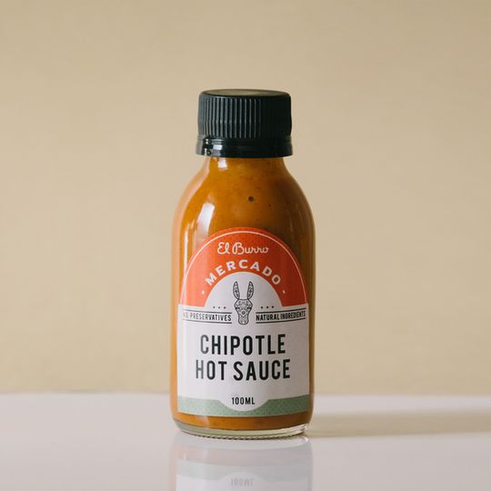 El Burro Chipotle Hot Sauce 100ml