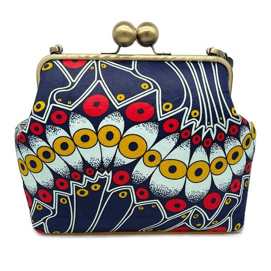 Isabella - Ankara Royal Blue Red