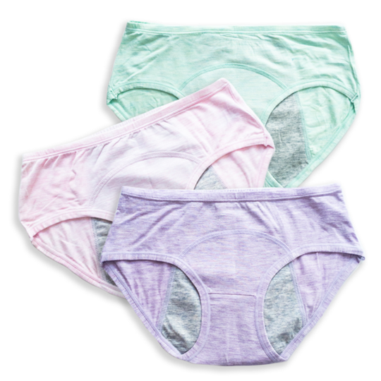 3 Pack Teen Period Panties | Sorbet Swirl