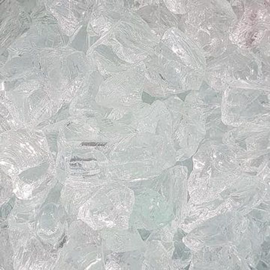 CLEAR GLASS FRAGMENTS 250GM