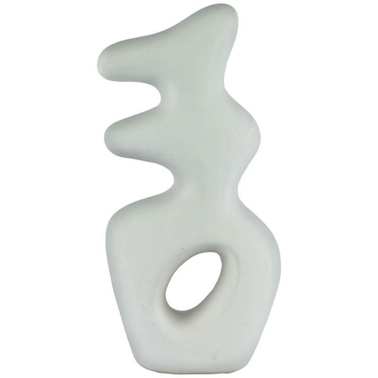 White Ceramic Sculpture 35cm