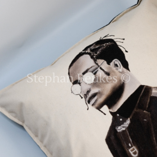 Man with Glasses | Original Cushion