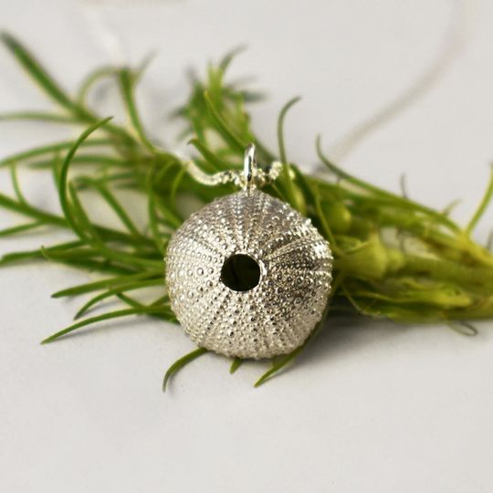 Silver Sea Urchin Necklaces