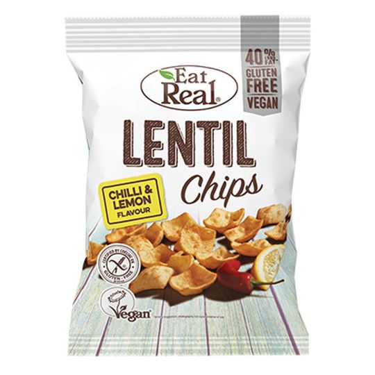 Eat Real Lentil Chilli & Lemon 40g