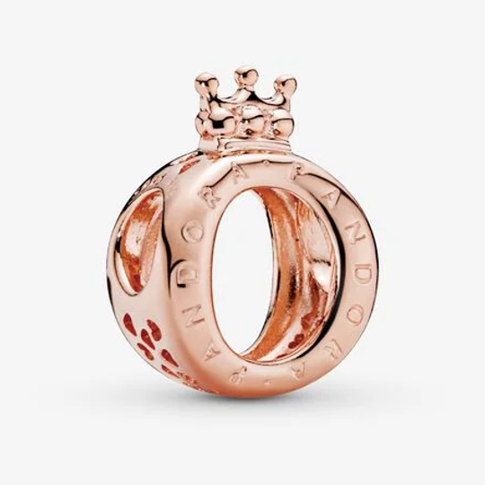 Rose Gold Crown Charm
