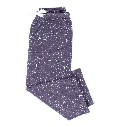 Girls Long Pants Moon & Stars (Cotton Knit)