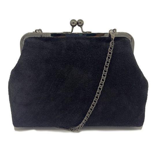 Lucy - Leather Suede Gunmetal