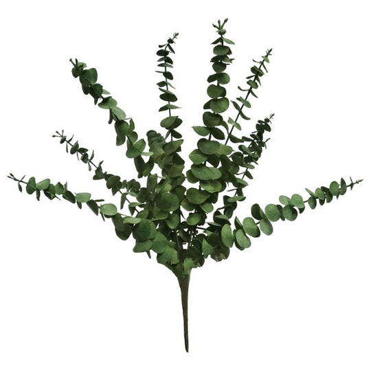 Artificial Eucalyptus Leaves Bunch Single Stem
