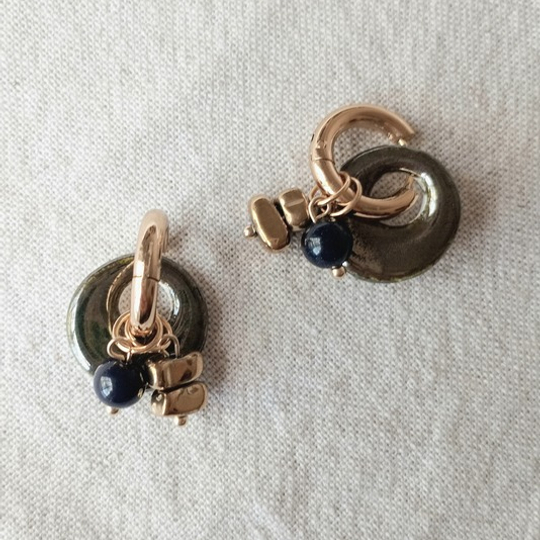 Huggies Earring with multi Dangles