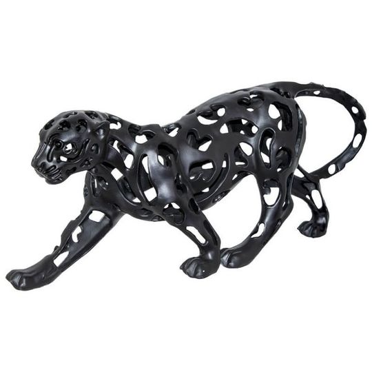 Black Leopard Sculpture