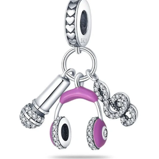 I Love Music Charm