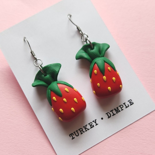 Strawberry Candy Earrings