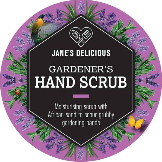 Jane's Delicious Gardener's Hand Scrub.    200g
