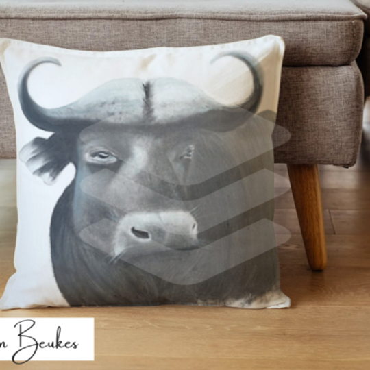 African Buffalo | Original Cushion