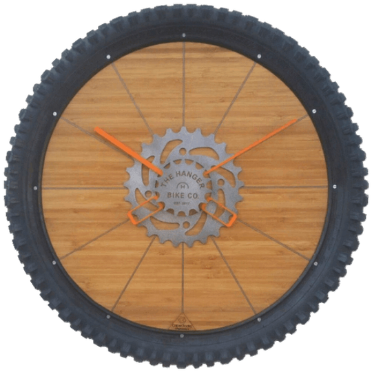Personalized Bike Tyre Wall Clock