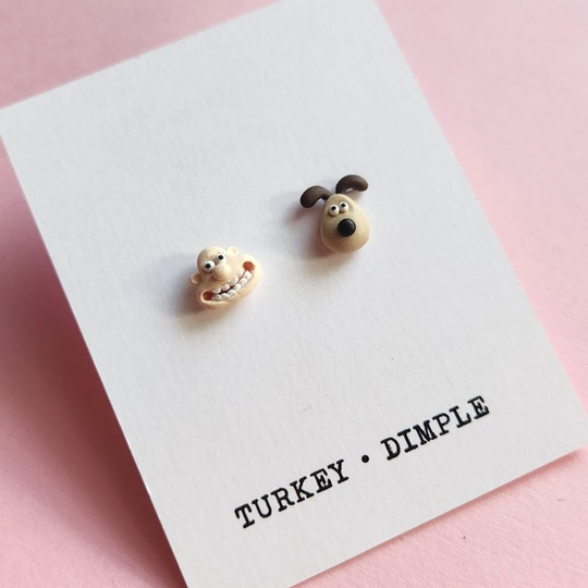 Wallace and Gromit Studs