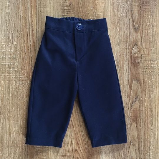 Formal baby boy trousers Tan/Navy