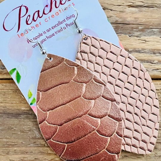 Rose Gold Croc