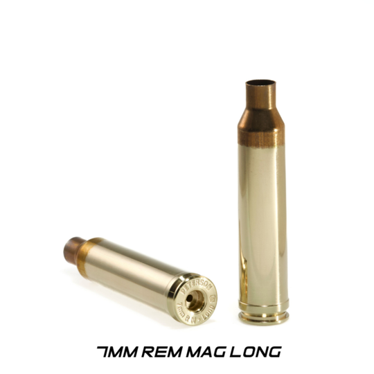 PETERSON 7mm REM MAG LONG BRASS - NEW!!!