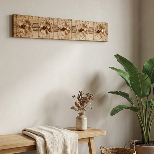 Bohemian wall rack