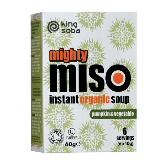 King Soba Organic Pumpkin & Vegetable Miso Soup (60g)