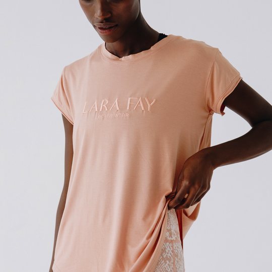 Salmon Pink Swift Tee