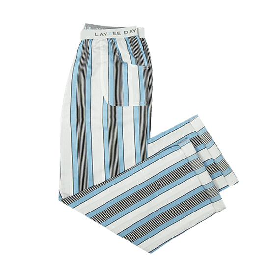 Long Pants - Exposed Elastic White Stripe