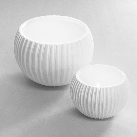 STRIPED Reusable Wax Luminary [Candle Holder]