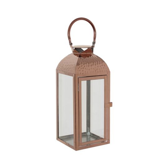 COPPER METAL LANTERN - TWO SIZES AVAILABLE