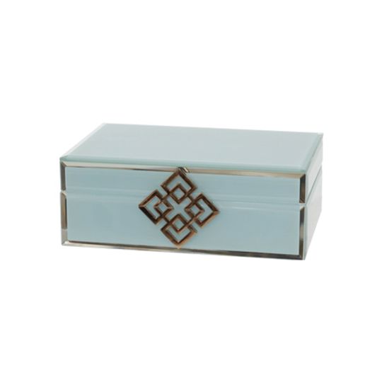 LIGHT BLUE AND GOLD BOX
