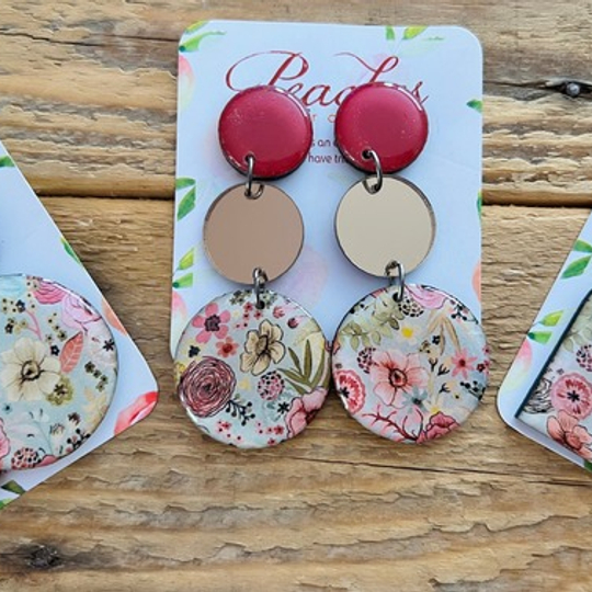 Petit Flowers in Bloom Wood & Resin Design