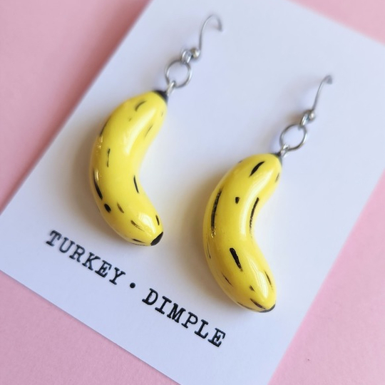Banana Earrings