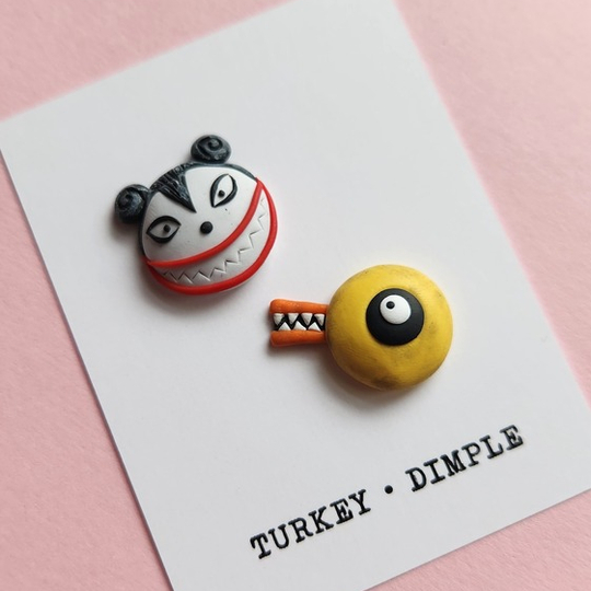 Creepy Toy Pin