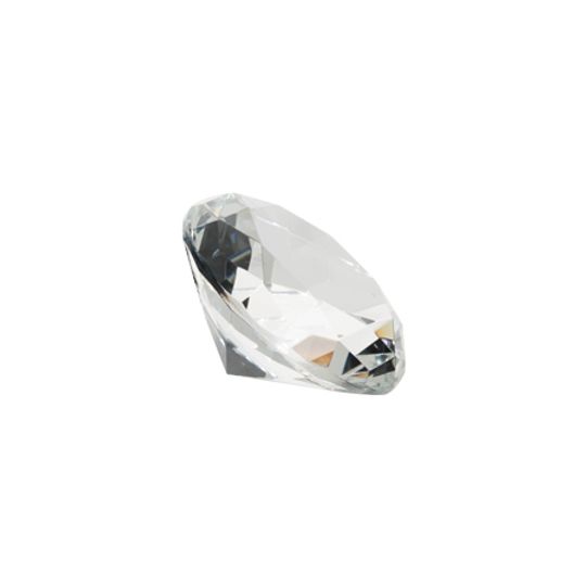 Crystal Diamond Ornament - Medium