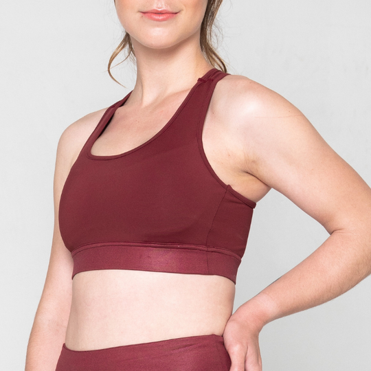 Berry Invincible Sports Bra