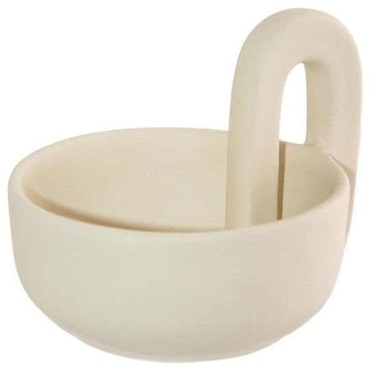 Ceramic Candle Bowl with Handle