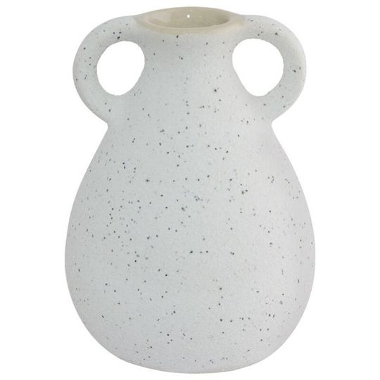 Mini Clay Effect White Ceramic Jug Vase