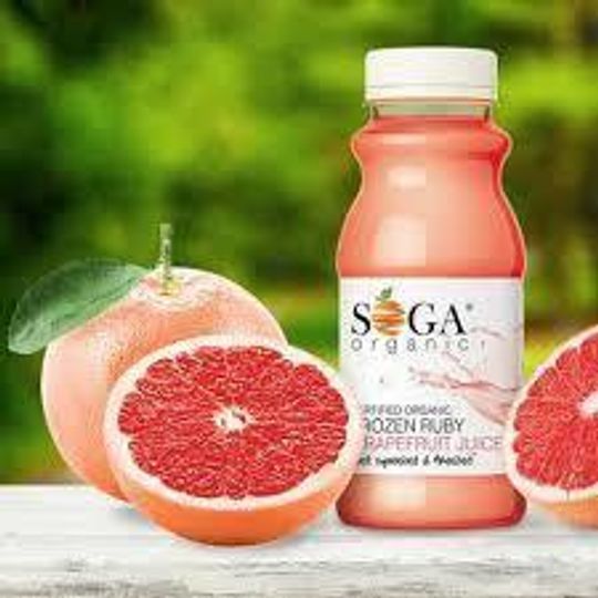 SOGA Organic Frozen Ruby Grapefruit Juice (250ml)