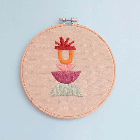 DIY Embroidery Kit - 'Balance' (6")