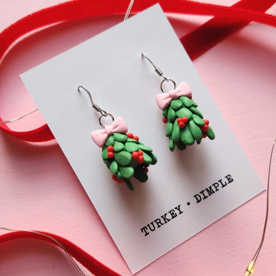 Mistletoe Earrings