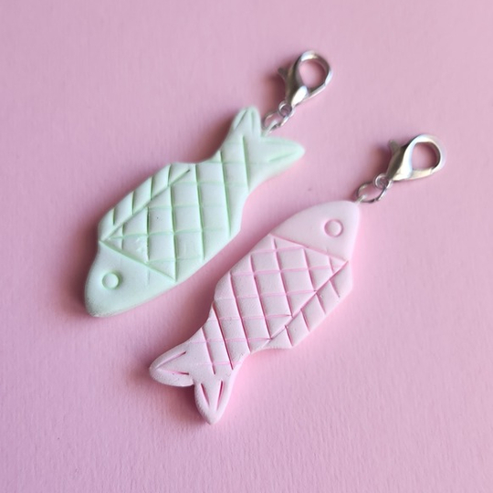 Marshmallow Fish Charm - Two Options
