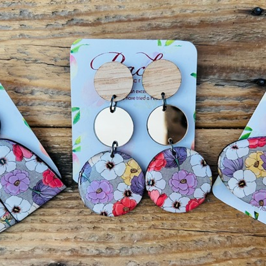 White Noise Floral Wood & Resin Designs