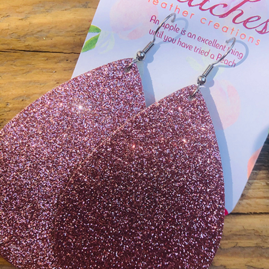 Mauve Pink Glitter