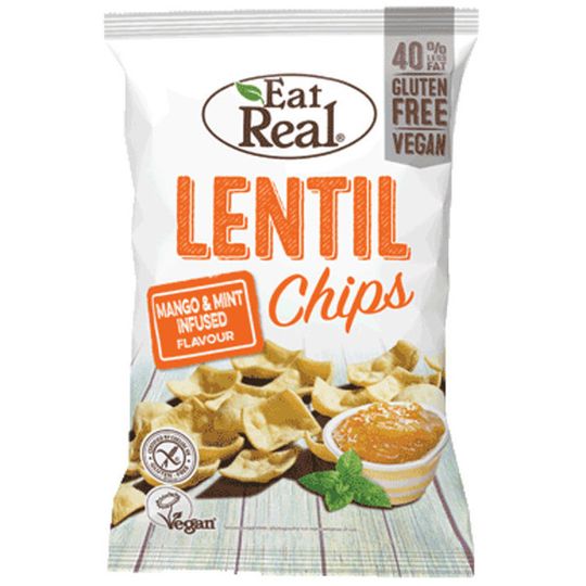 Eat Real Lentil Mint & Mango Infused 40g