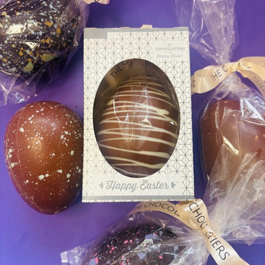 Milk Easter Egg in Retro Box