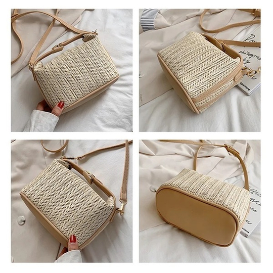 Bohemian small knit bag