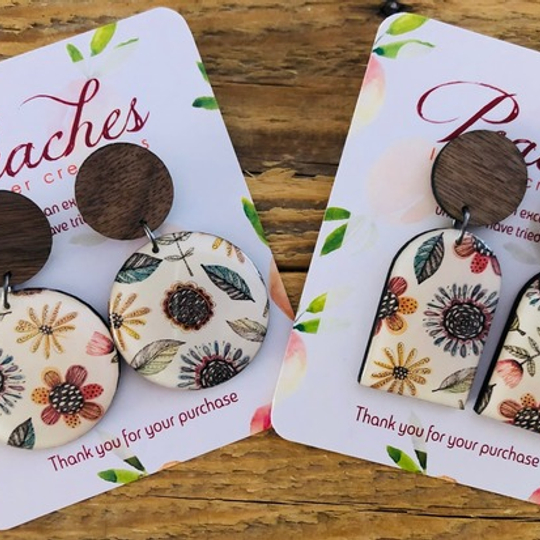 Doodle Daisies Wood & Resin